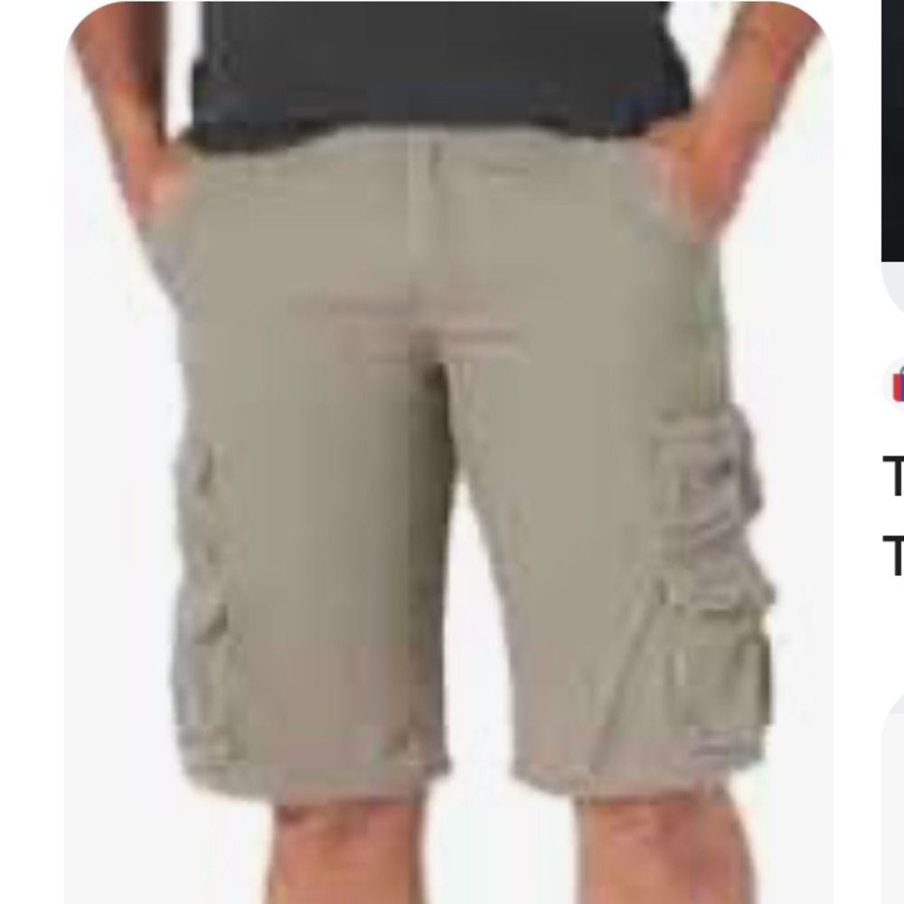 Wrangler Men's Tan Cargo Shorts